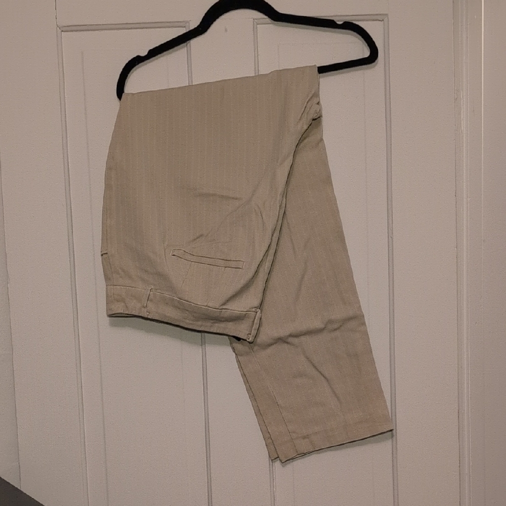 Lane Bryant Women's Beige Straight Leg Pants